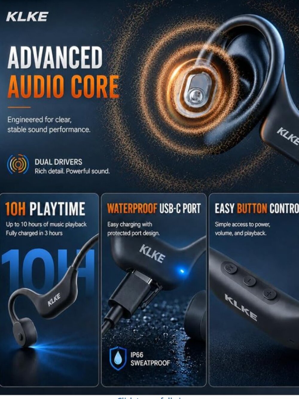 NWT Open-Ear Headphones - Picture 5 of 6